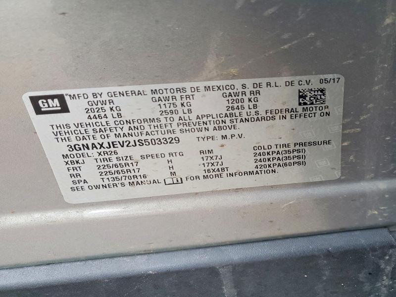 2018 Chevrolet Equinox lt