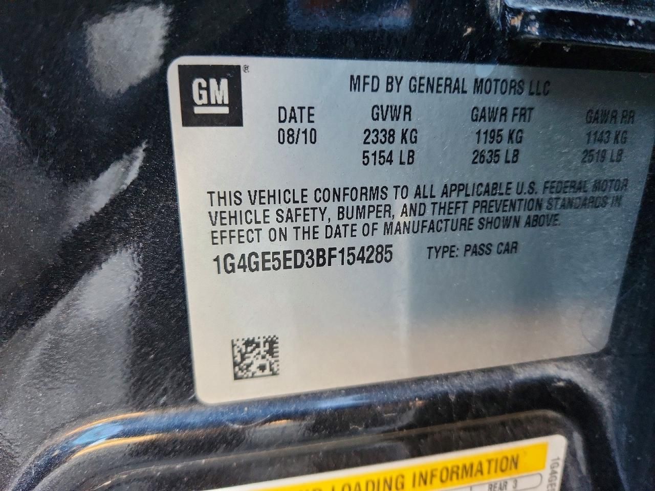 2011 Buick Lacrosse cxs