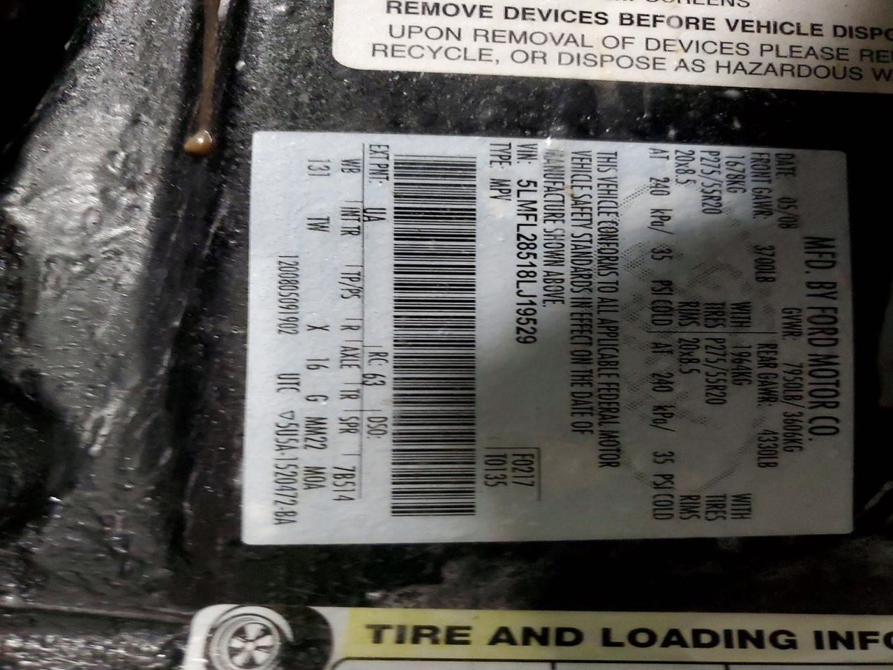 2008 Lincoln Navigator l