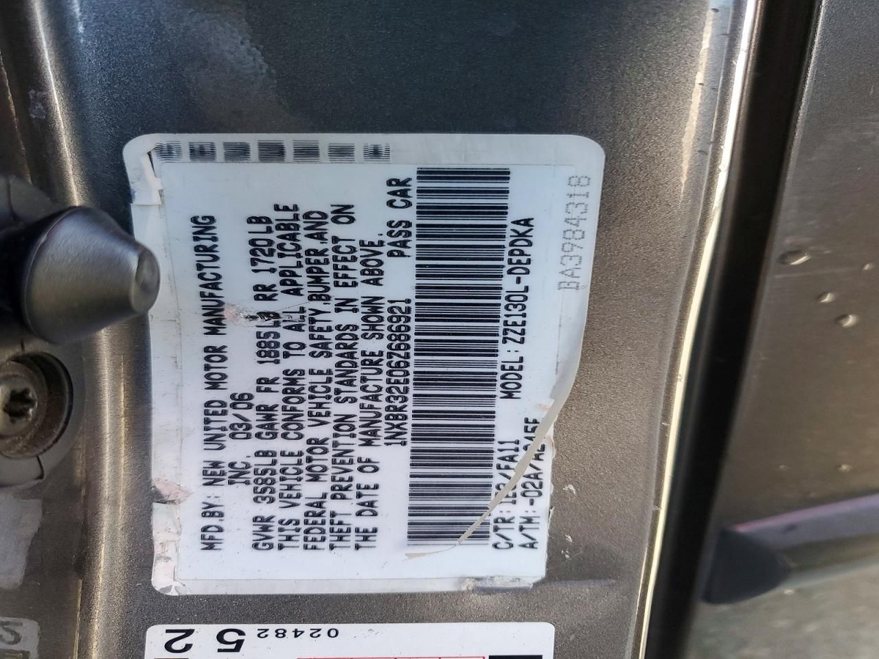 2006 Toyota Corolla ce