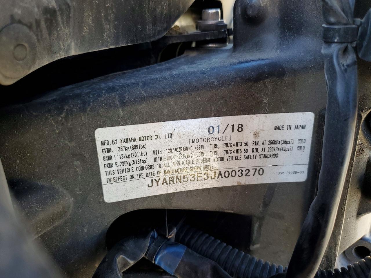 2018 Yamaha MT09