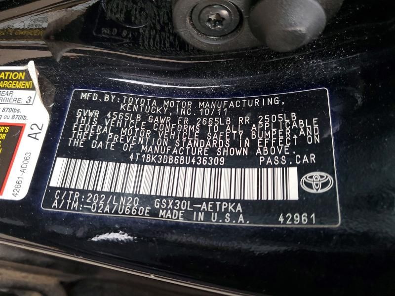 2011 Toyota Avalon Base