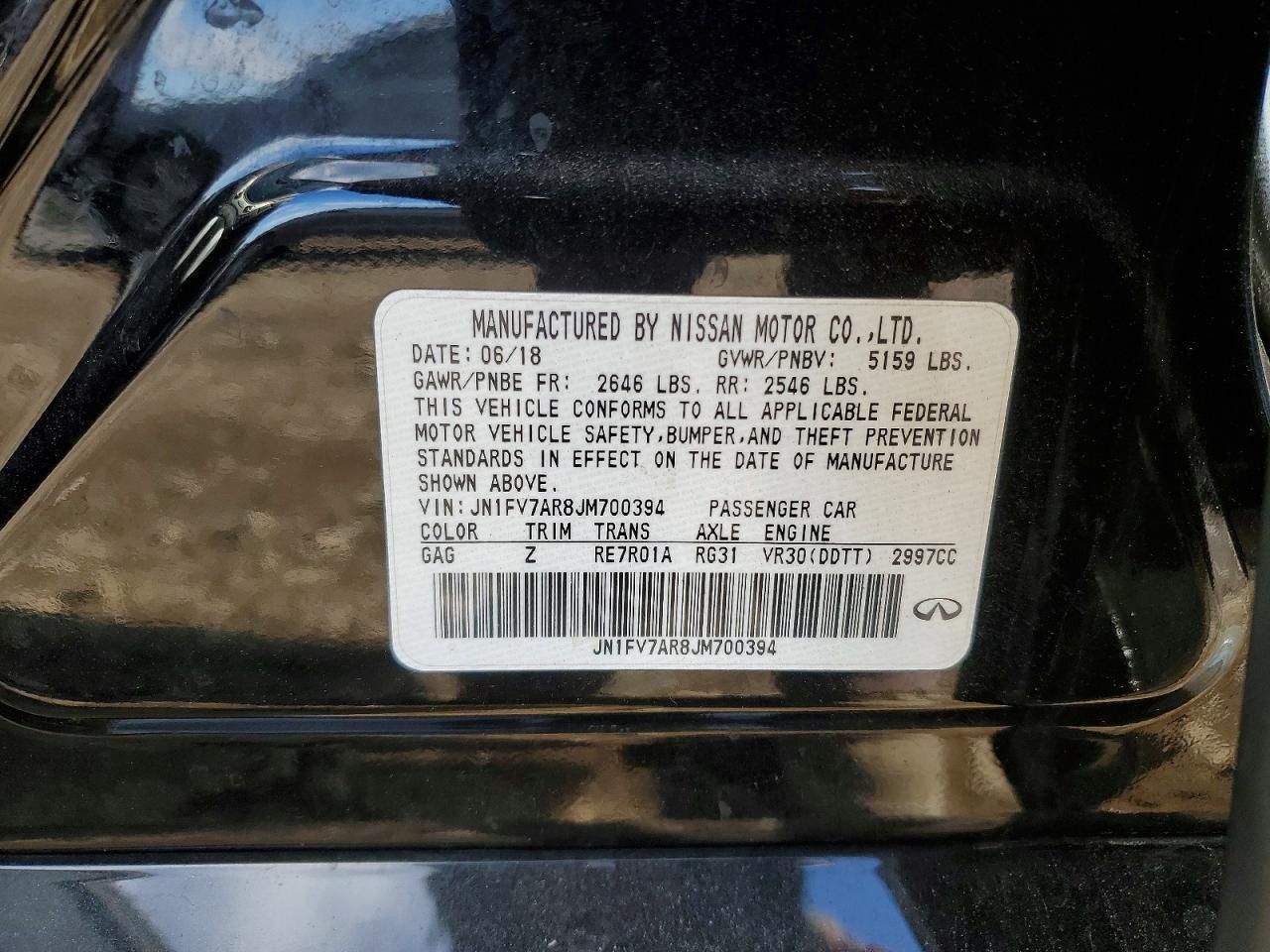 2018 Infiniti Q50 red Sport 400