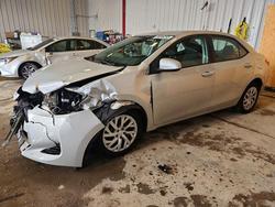 Salvage cars for sale from Copart Appleton, WI: 2018 Toyota Corolla l