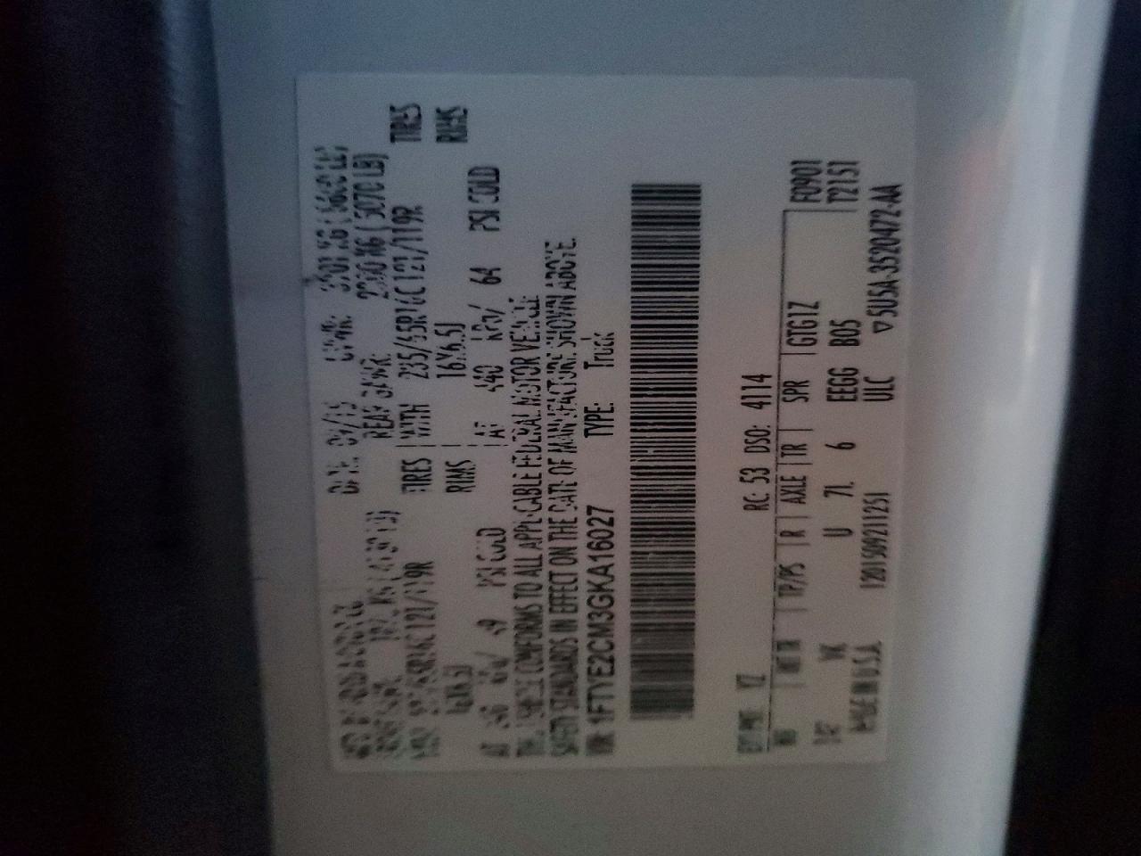 2016 Ford Transit 150 Delivery Van