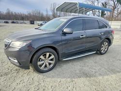 Acura mdx salvage cars for sale: 2015 Acura Mdx Advance