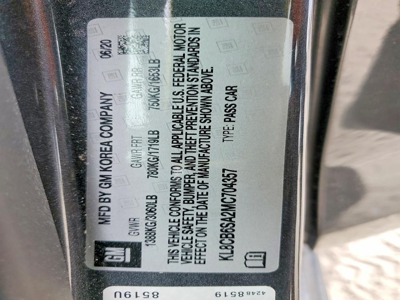 2021 Chevrolet Spark ls