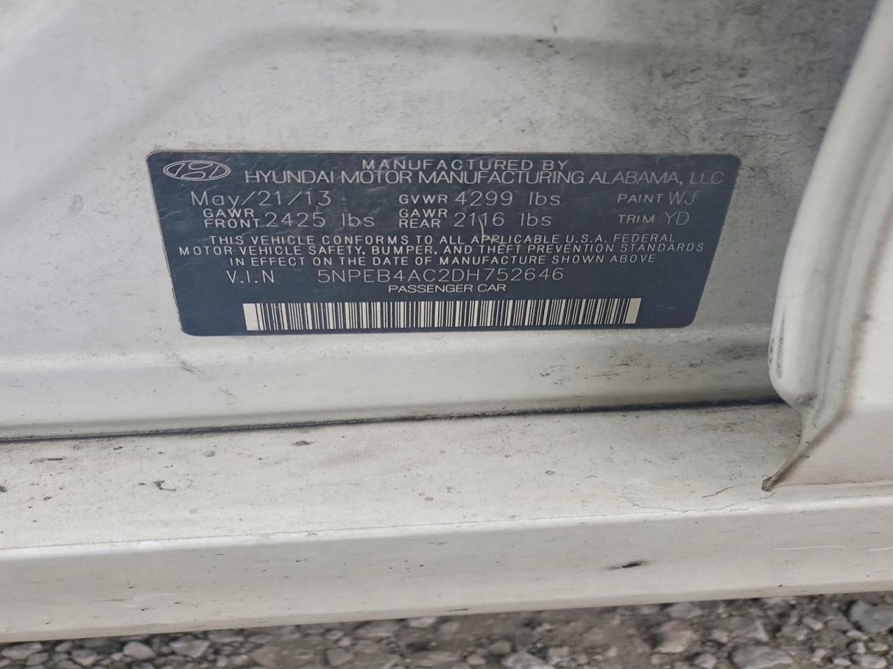 2013 Hyundai Sonata gls