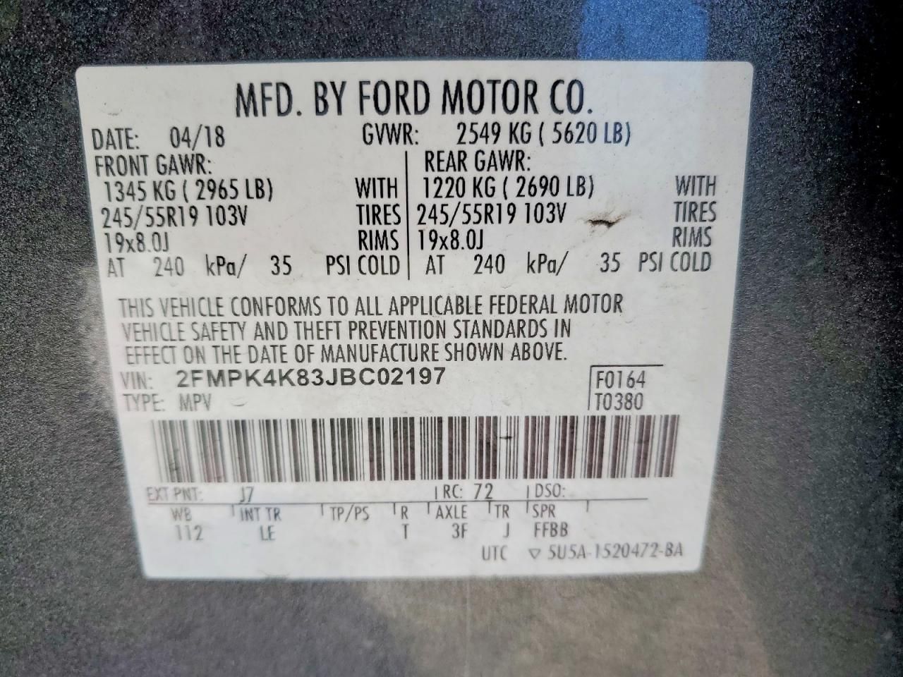 2018 Ford Edge Titanium