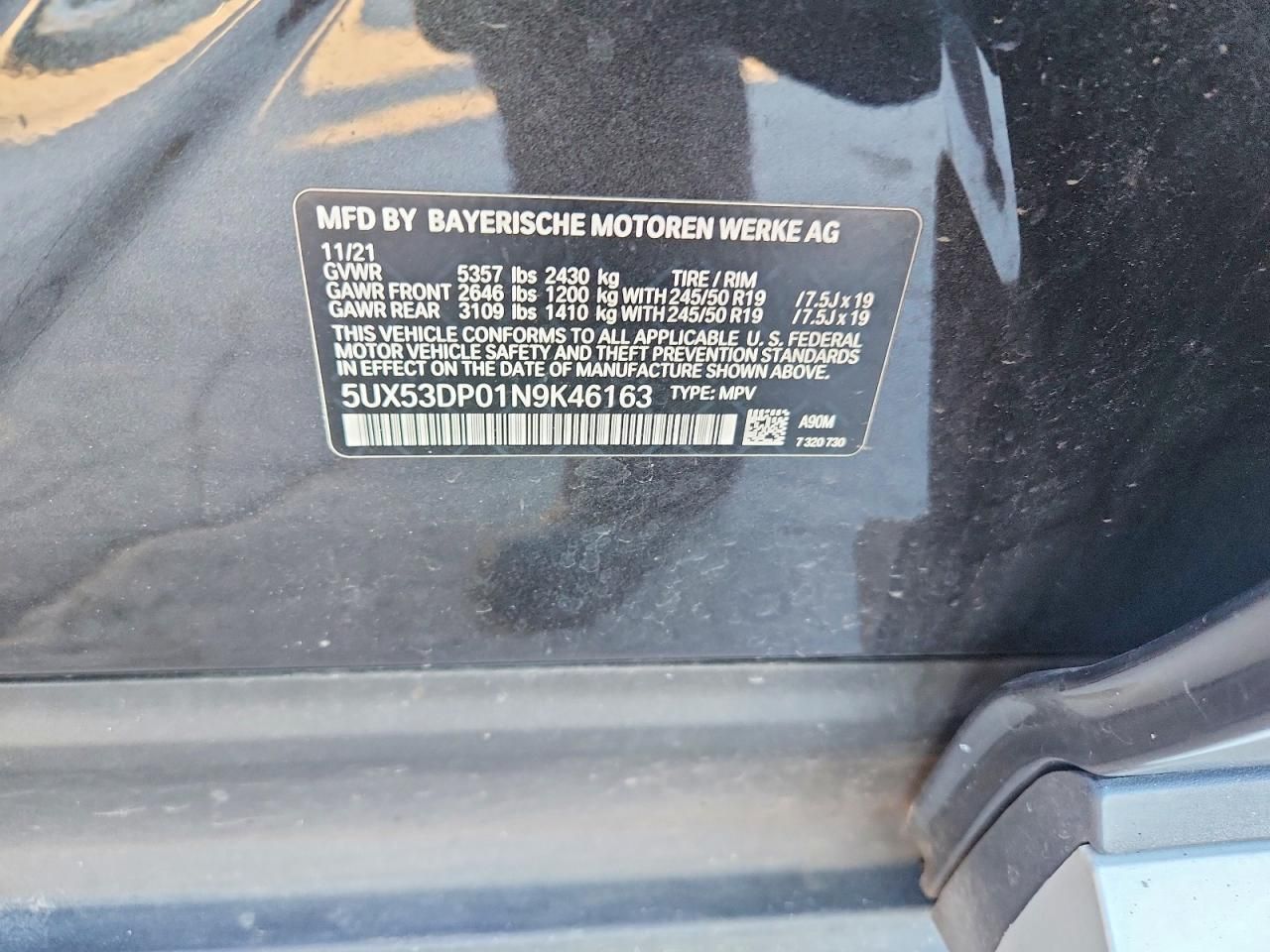 2022 BMW X3 Xdrive30i