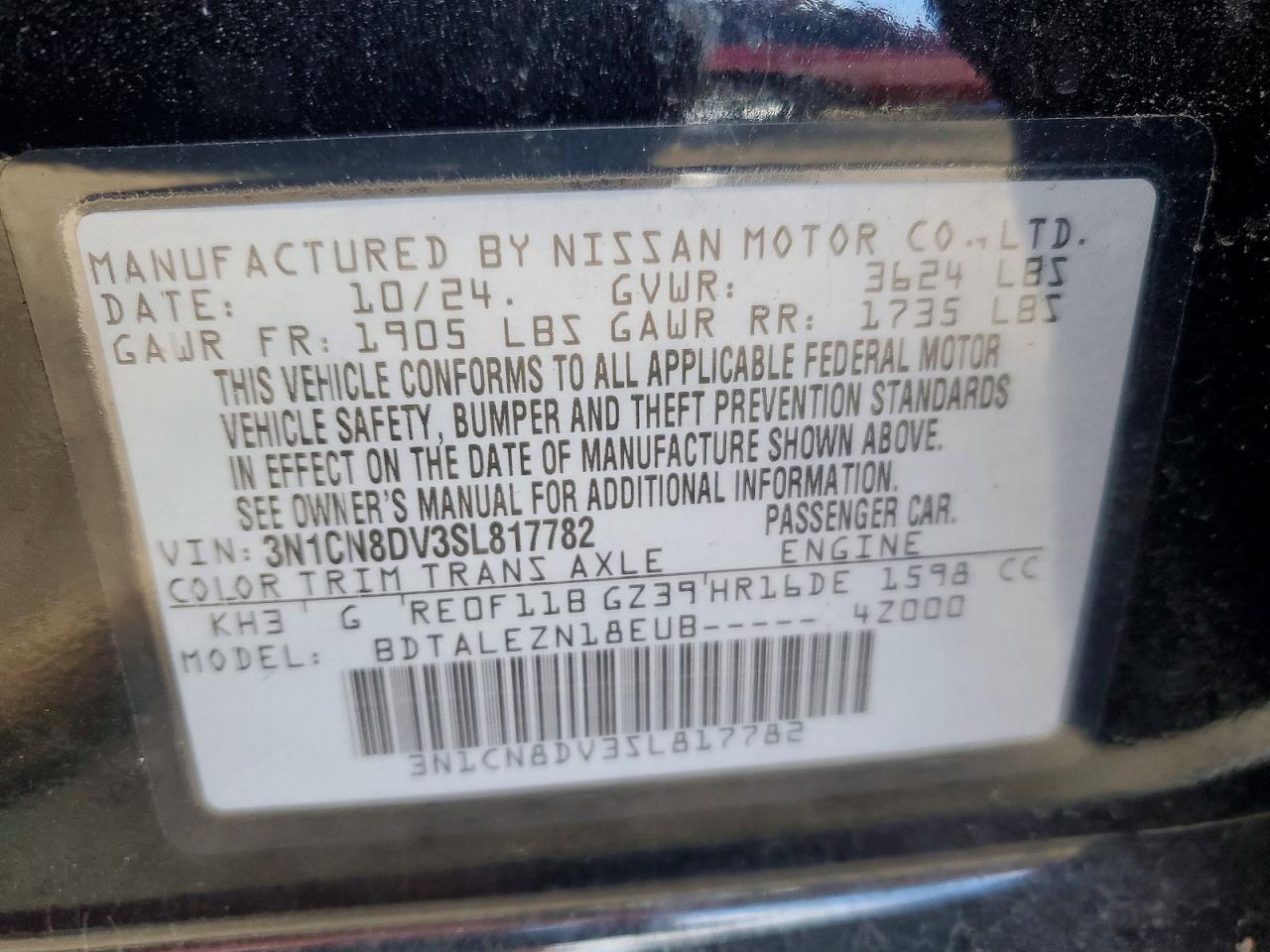 2025 Nissan Versa s