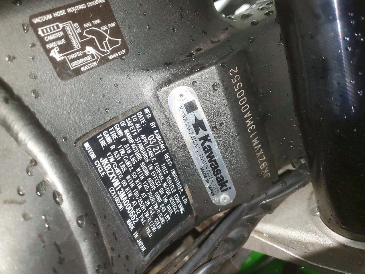 2021 Kawasaki ZX1002 M