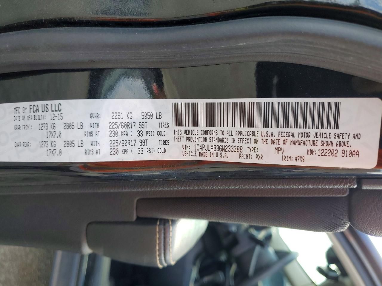 2016 Jeep Cherokee Sport