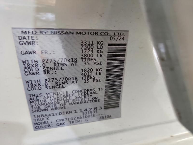 2024 Nissan Titan Pro-4x