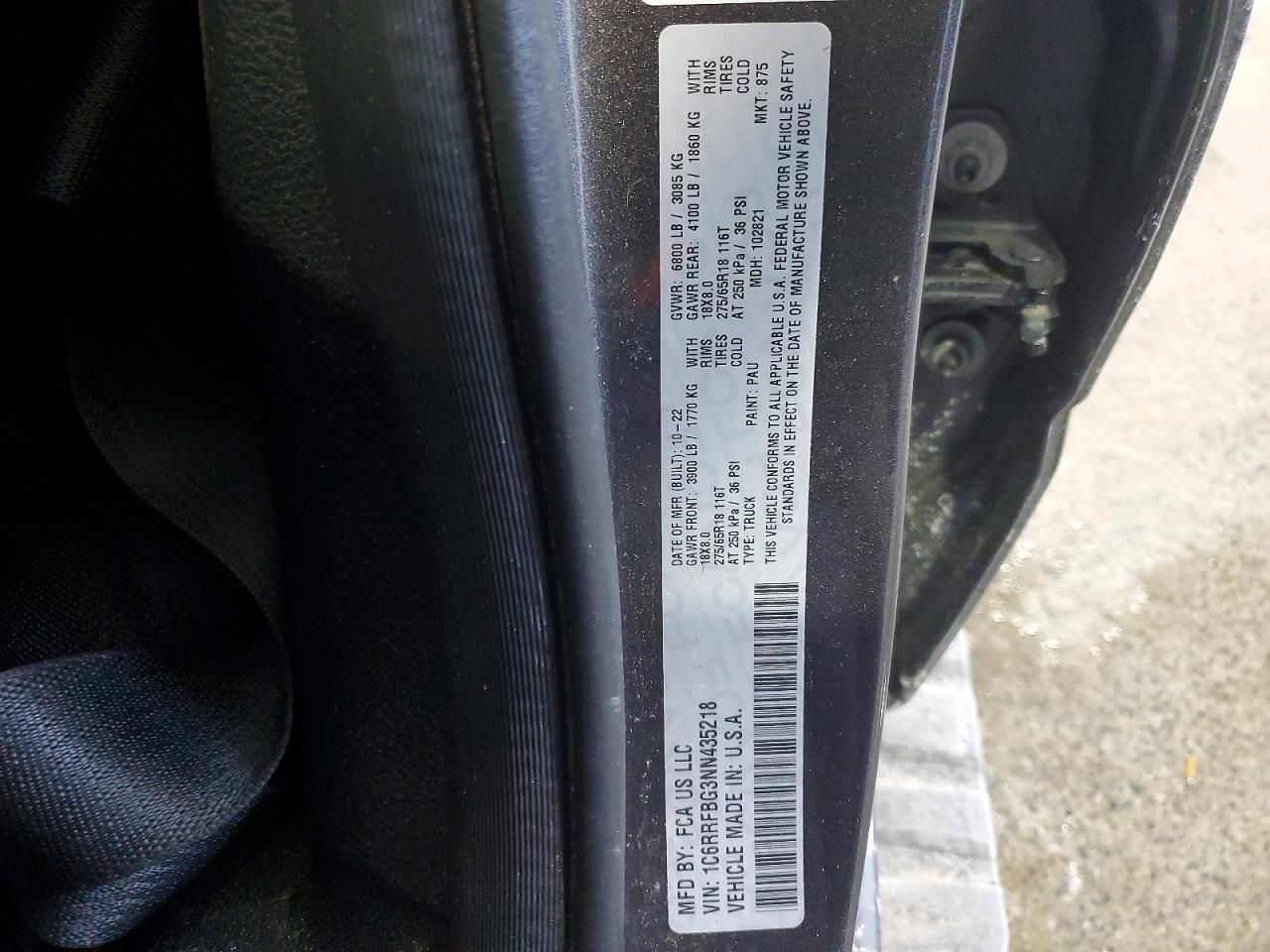 2022 Dodge Ram 1500 big Horn/lone Star