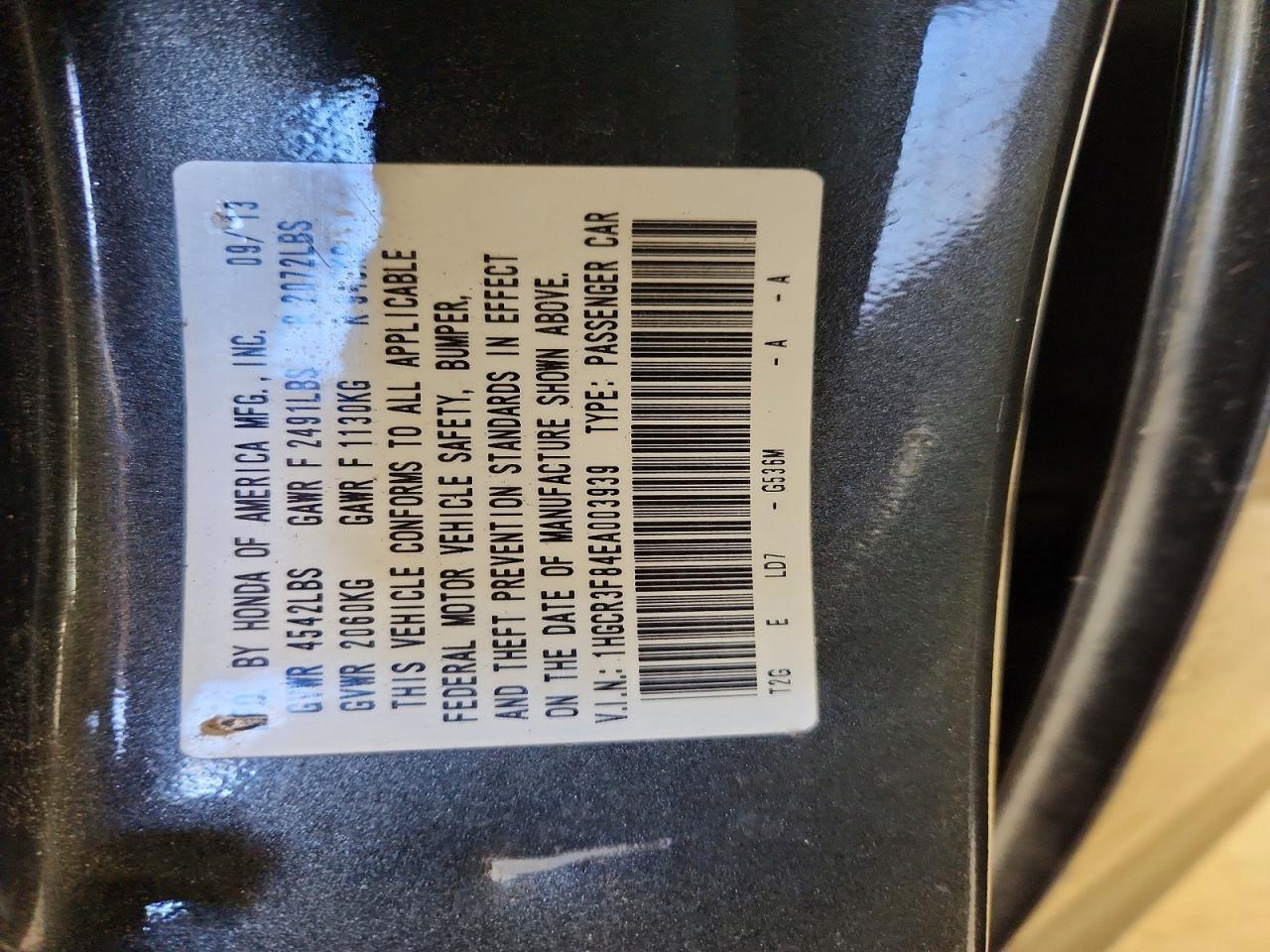 2014 Honda Accord exl
