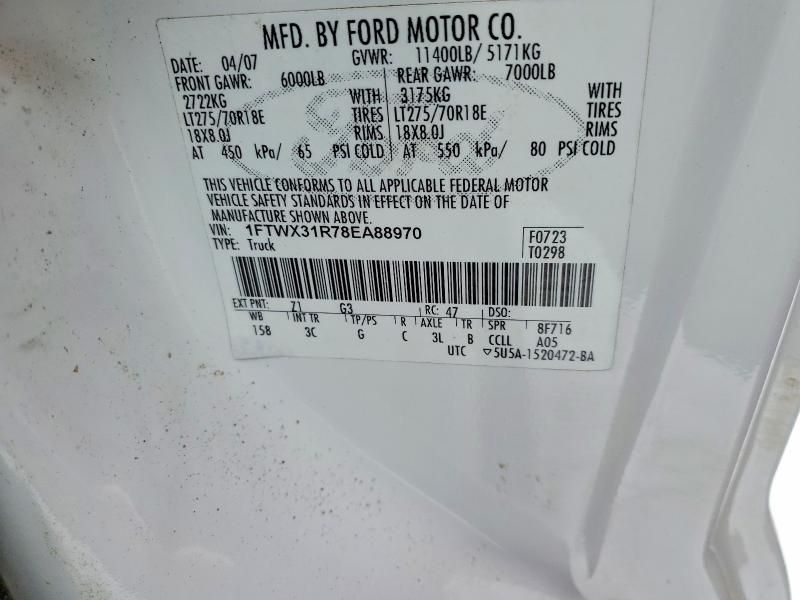 2008 Ford F350 SRW Super Duty