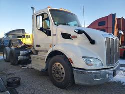 Salvage trucks for sale at Dyer, IN auction: 2019 Peterbilt Tractor 579-Semi Truck