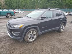 Jeep Compass salvage cars for sale: 2021 Jeep Compass Limited