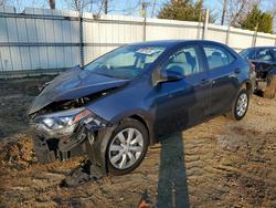 Toyota Corolla Vehiculos salvage en venta: 2016 Toyota Corolla l