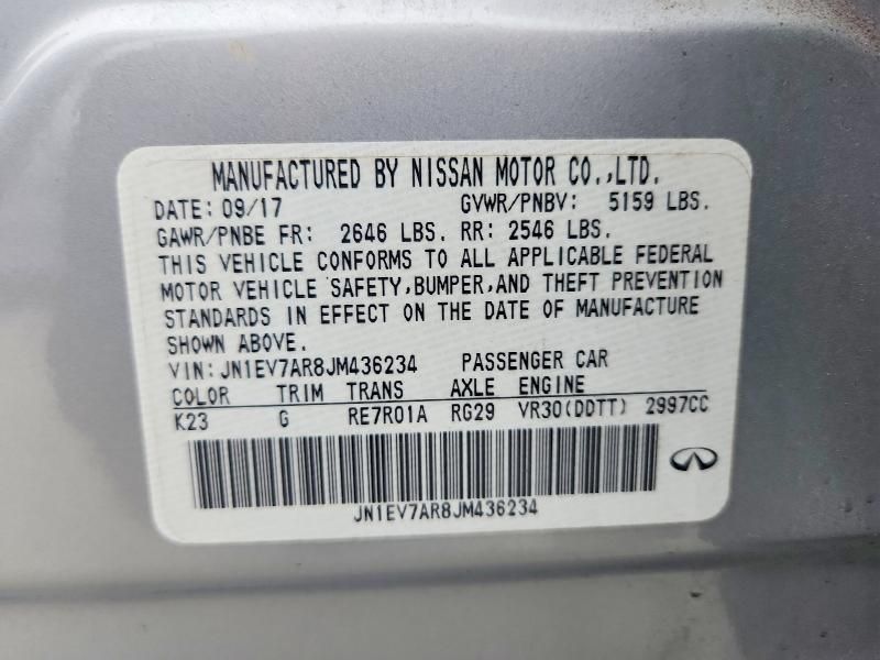 2018 Infiniti Q50 Luxe