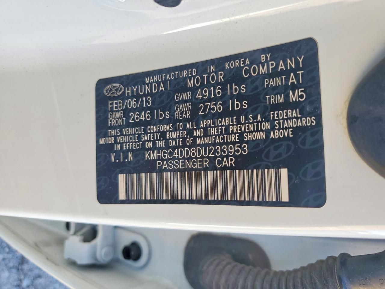 2013 Hyundai Genesis 3.8l