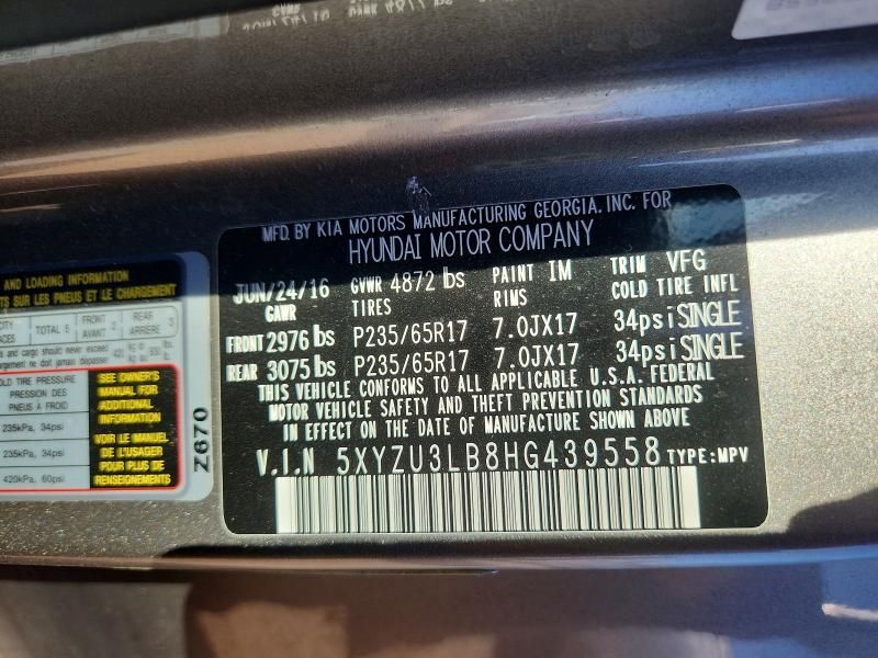 2017 Hyundai Santa fe Sport