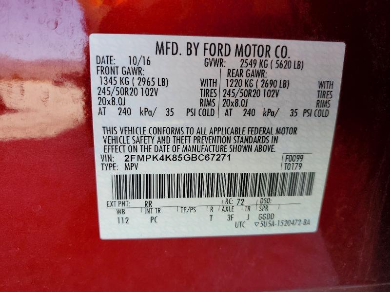 2016 Ford Edge Titanium