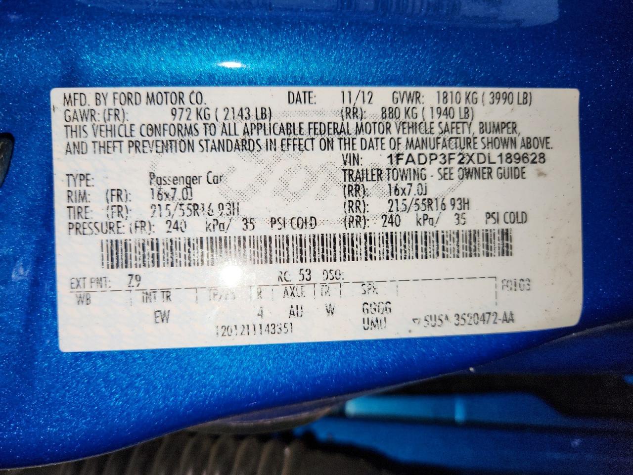 2013 Ford Focus se