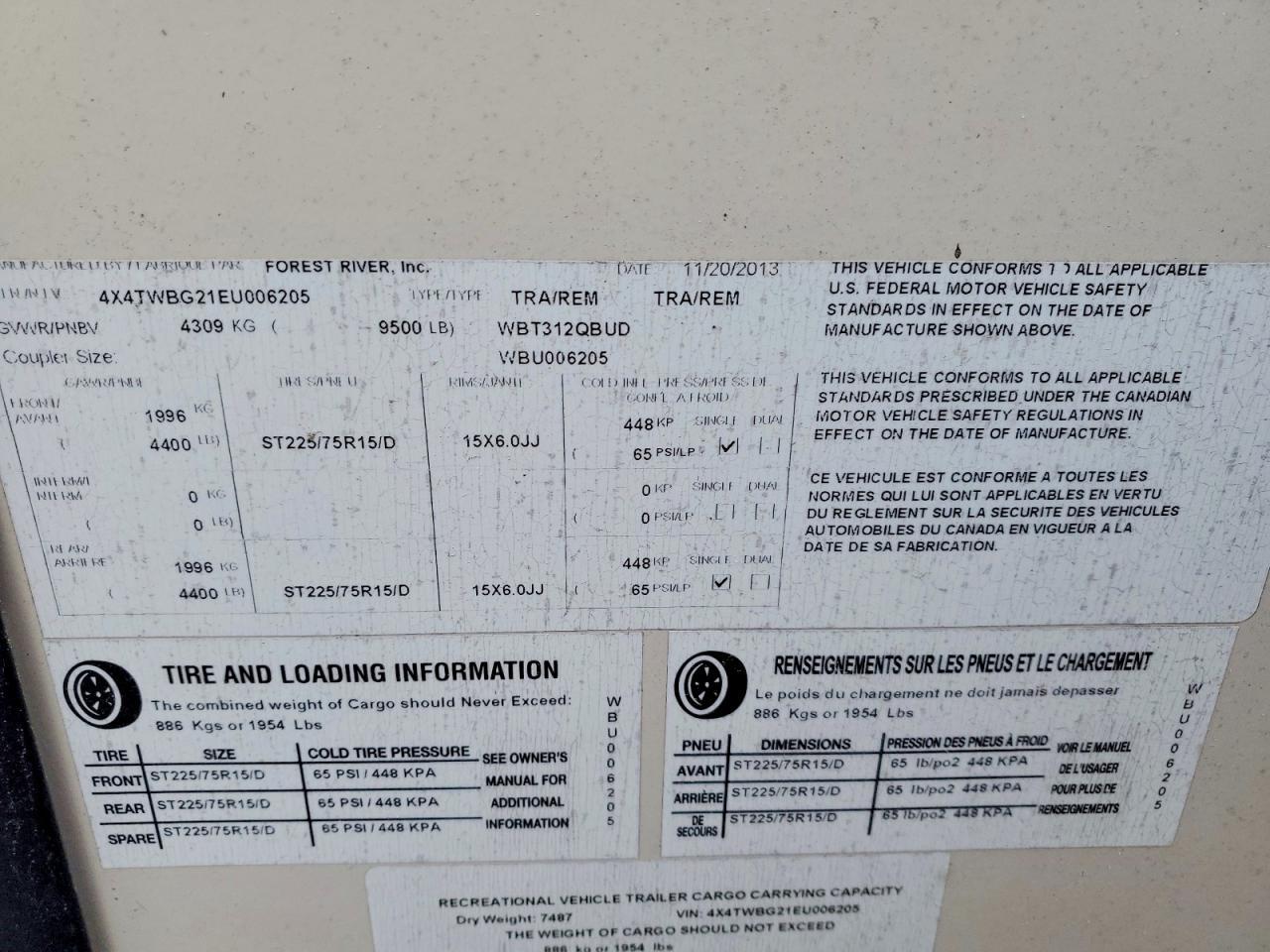 2014 Foresriver 2014 Forest River Heritage Glen Camper