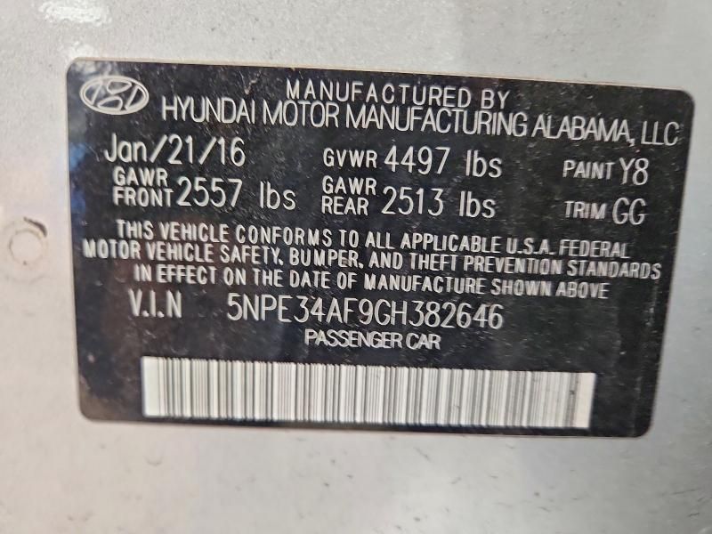 2016 Hyundai Sonata Sport