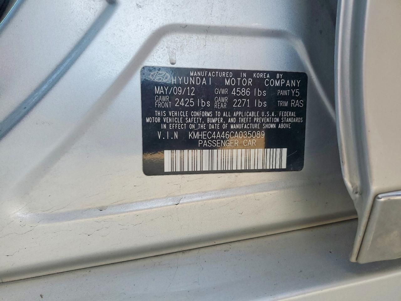 2012 Hyundai Sonata Hybrid