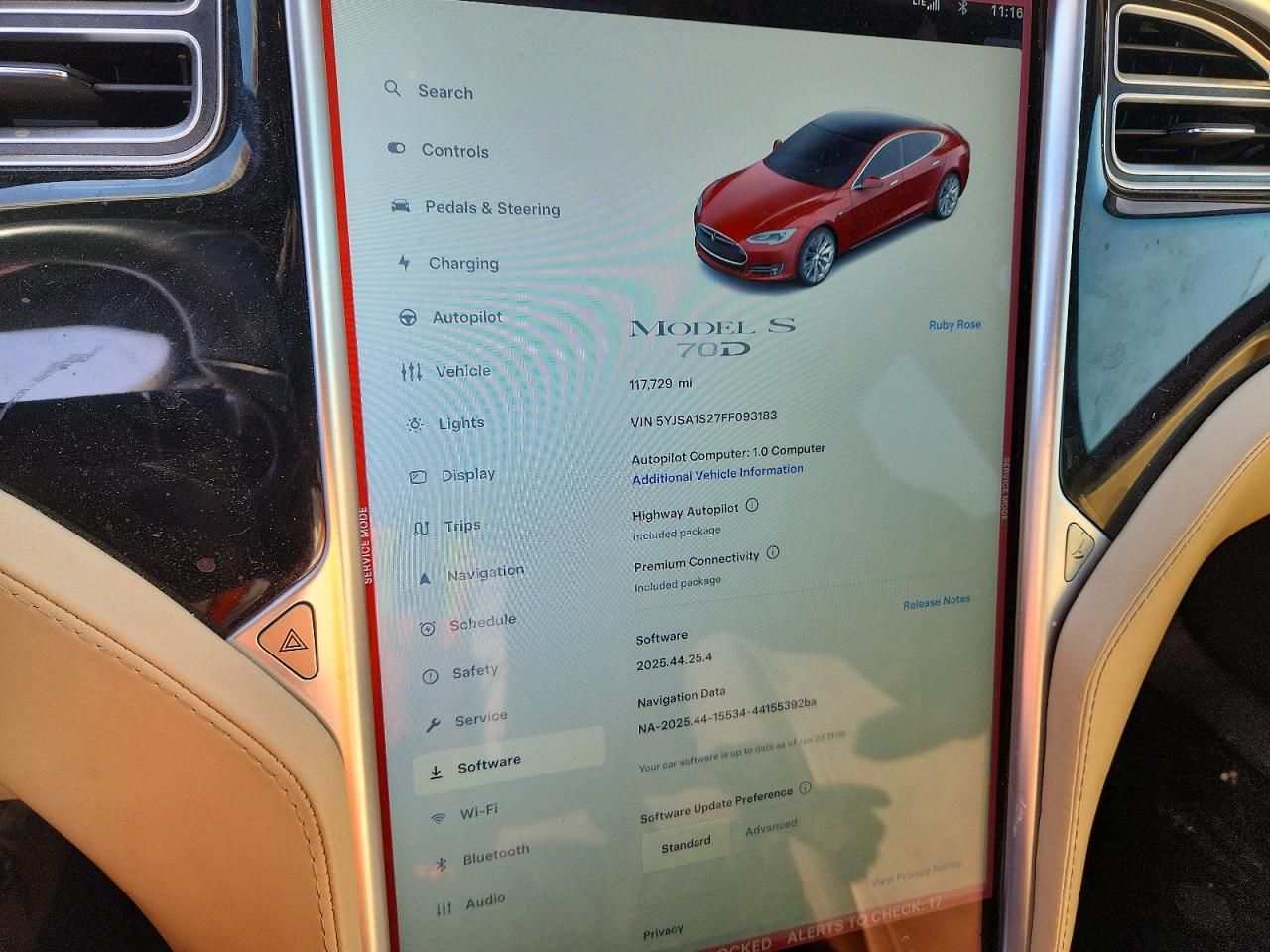 2015 Tesla Model s 70D