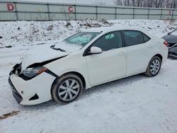 2019 Toyota Corolla l en venta en Davison, MI