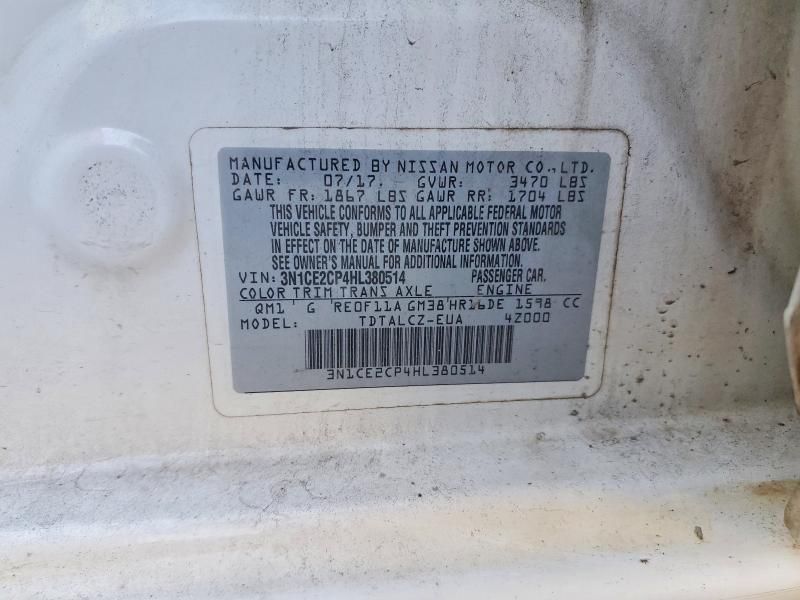 2017 Nissan Versa Note s