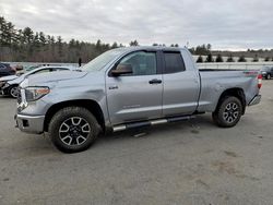 Salvage cars for sale from Copart Windham, ME: 2018 Toyota Tundra Double cab sr