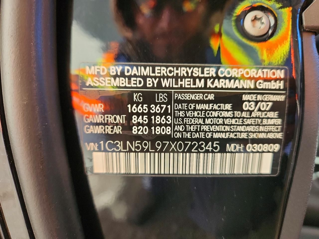 2007 Chrysler Crossfire