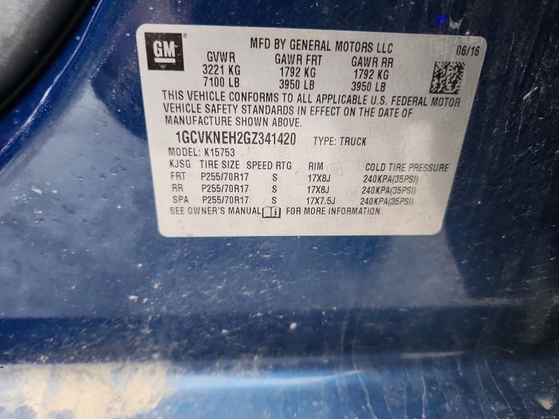 2016 Chevrolet Silverado K1500