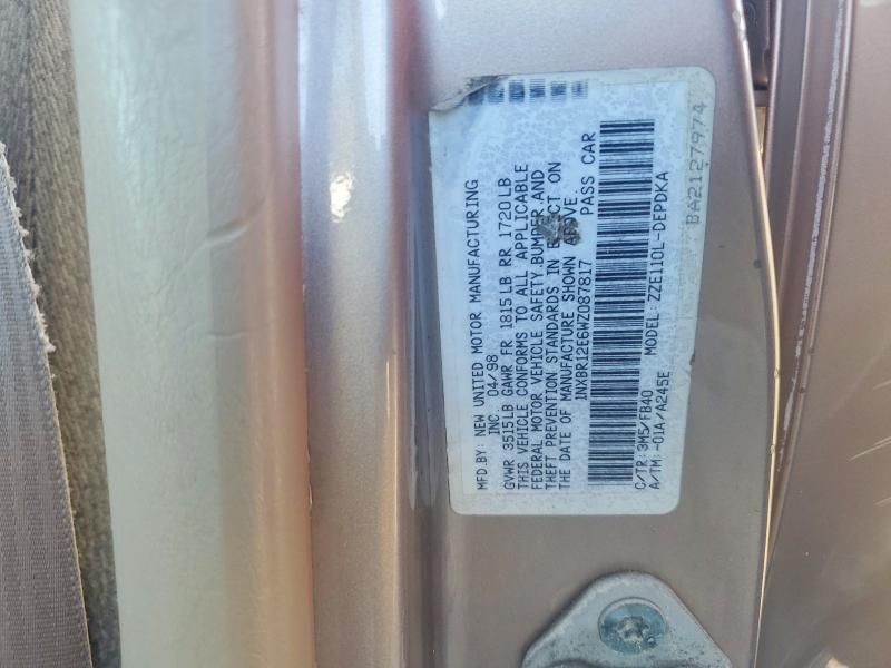 1998 Toyota Corolla ve