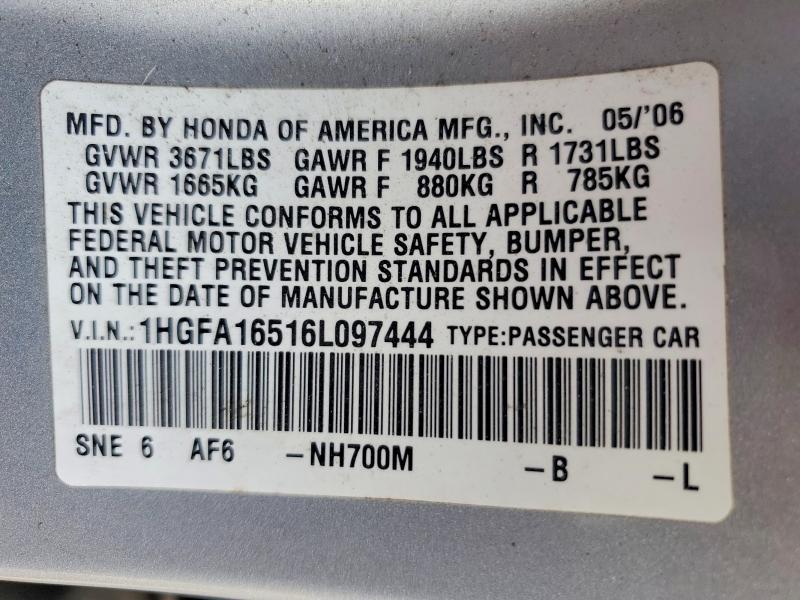 2006 Honda Civic lx