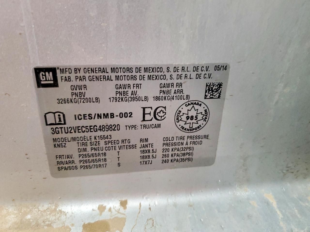 2014 GMC Sierra K1500 SLT