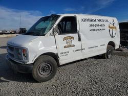 Salvage trucks for sale at Brighton, CO auction: 2001 Chevrolet Express 2500 Delivery Van