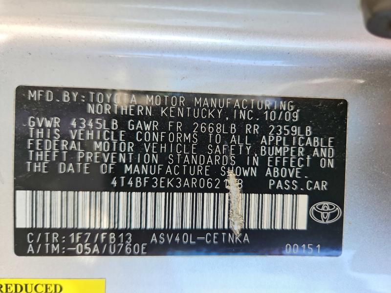 2010 Toyota Camry Base