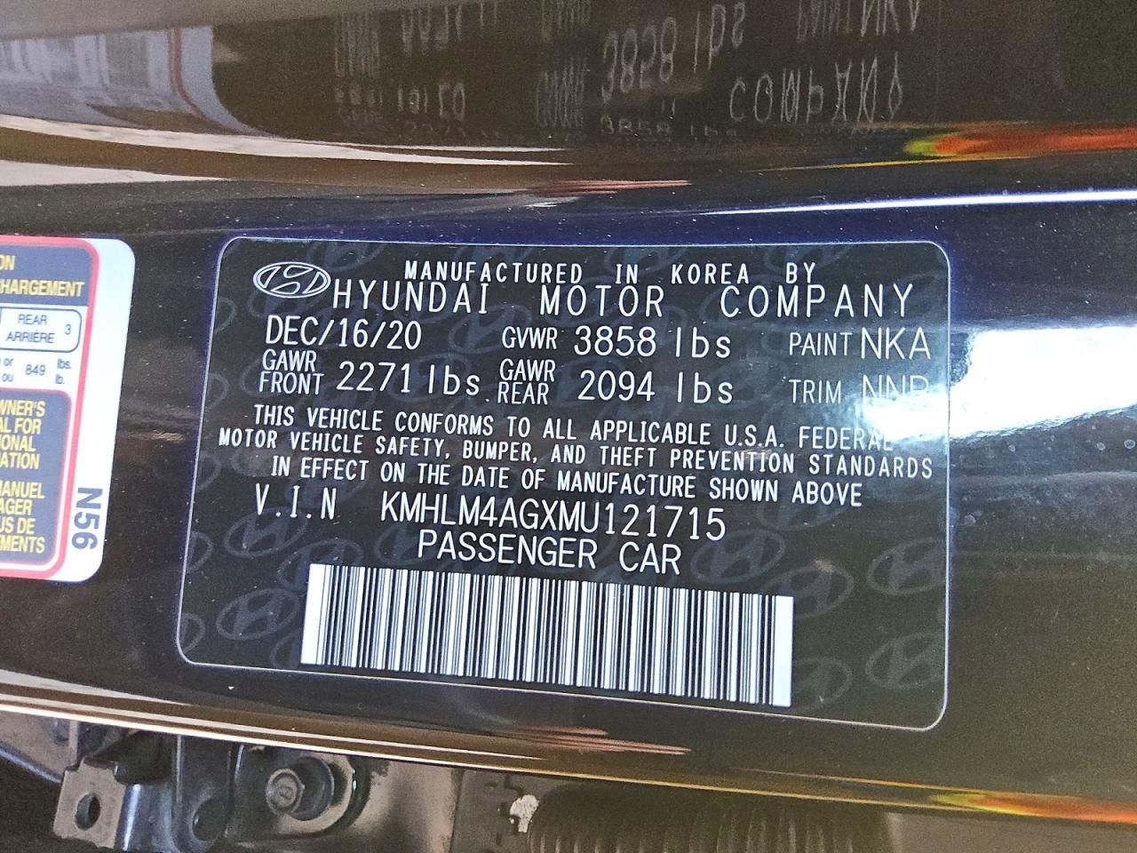 2021 Hyundai Elantra sel