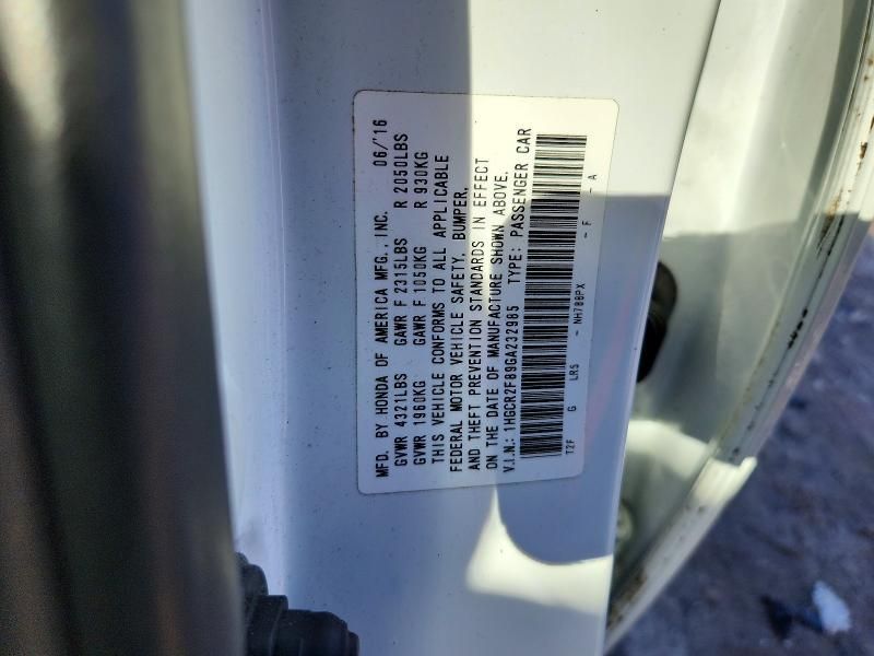 2016 Honda Accord exl