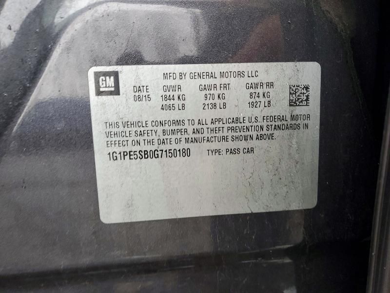 2016 Chevrolet Cruze Limited lt