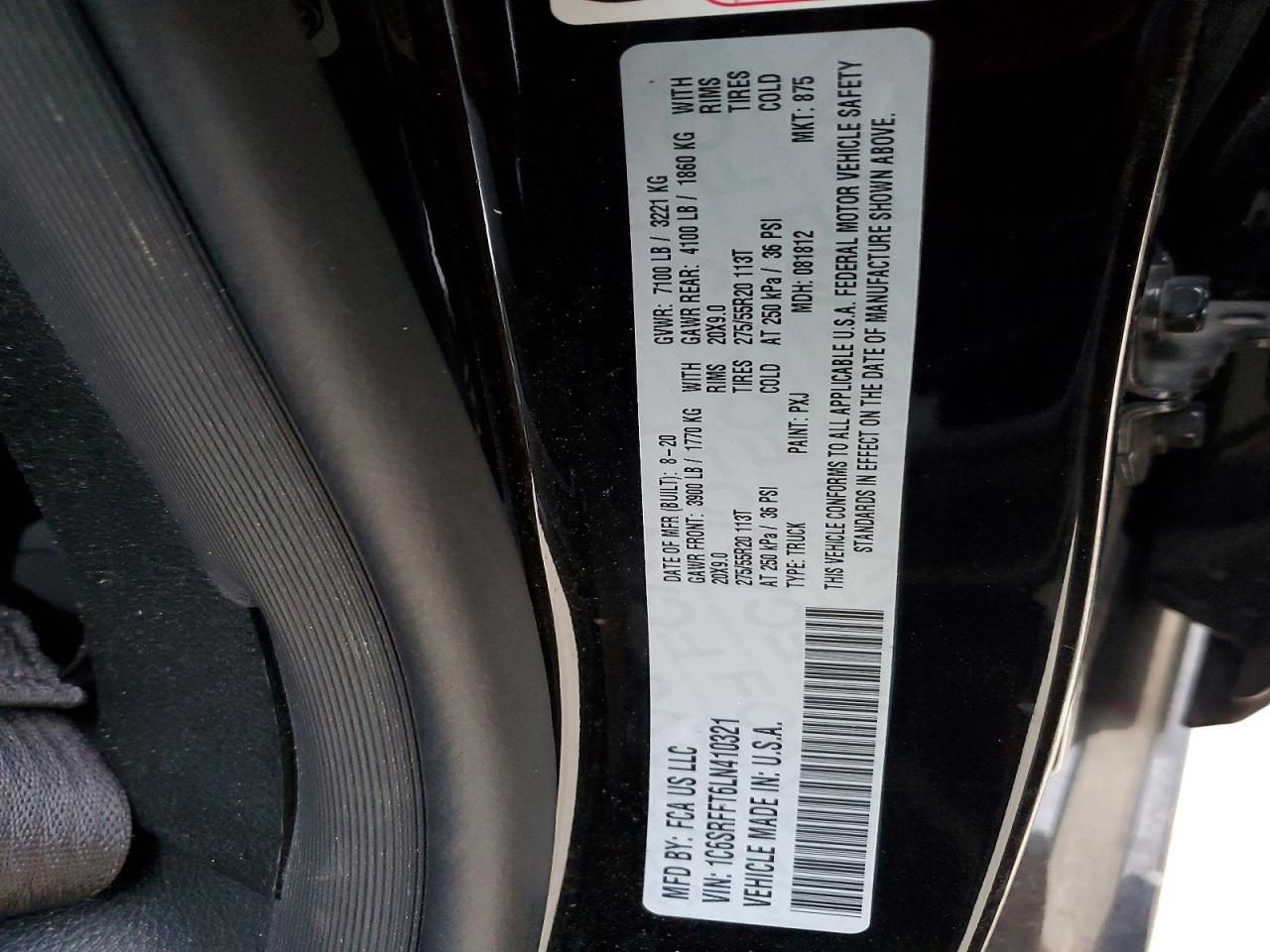 2020 Dodge Ram 1500 big Horn/lone Star