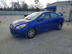 Vehiculos salvage en venta de Copart Augusta, GA: 2013 Hyundai Accent gls