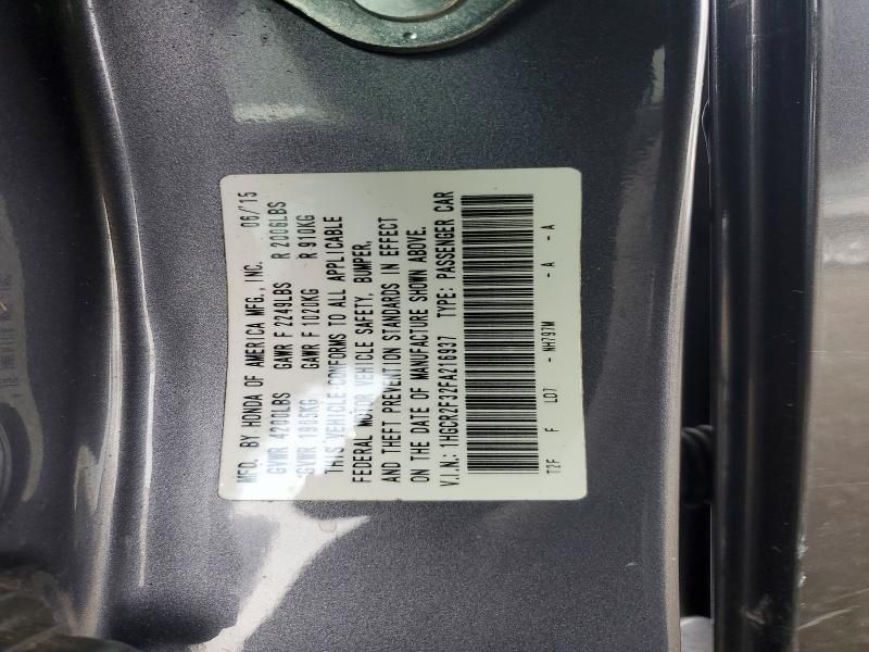 2015 Honda Accord lx