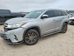 Toyota Highlander salvage cars for sale: 2018 Toyota Highlander xle